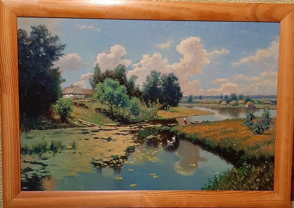 Картина холст масло пейзаж 40х60