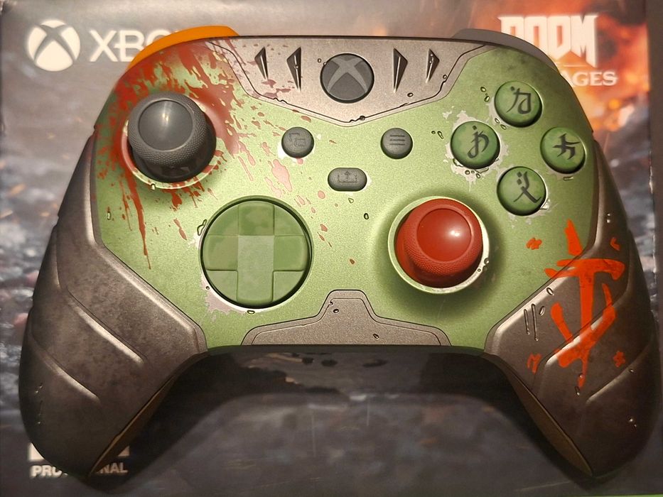 Nowy z paragonem Kontroler bezprzewodowy Pad Xbox DOOM