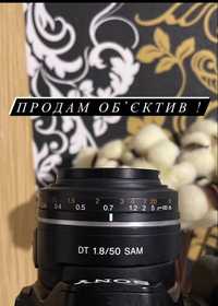 Об'єктив Sony dt 50mm f/1.8 sam