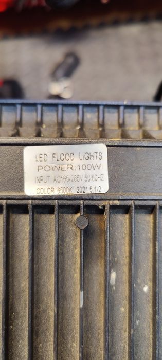 Lampa Led 100w czujnik 6500k,