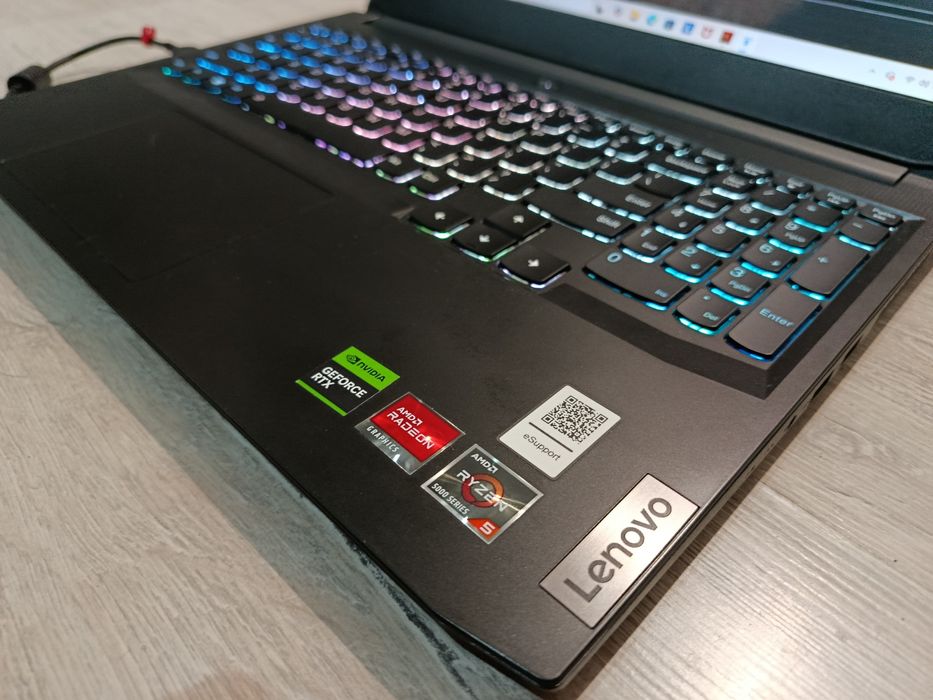 Lenovo gaming Ryzen 5 NVIDIA RTX 2050 RGB 144 hz gwarancja laptop