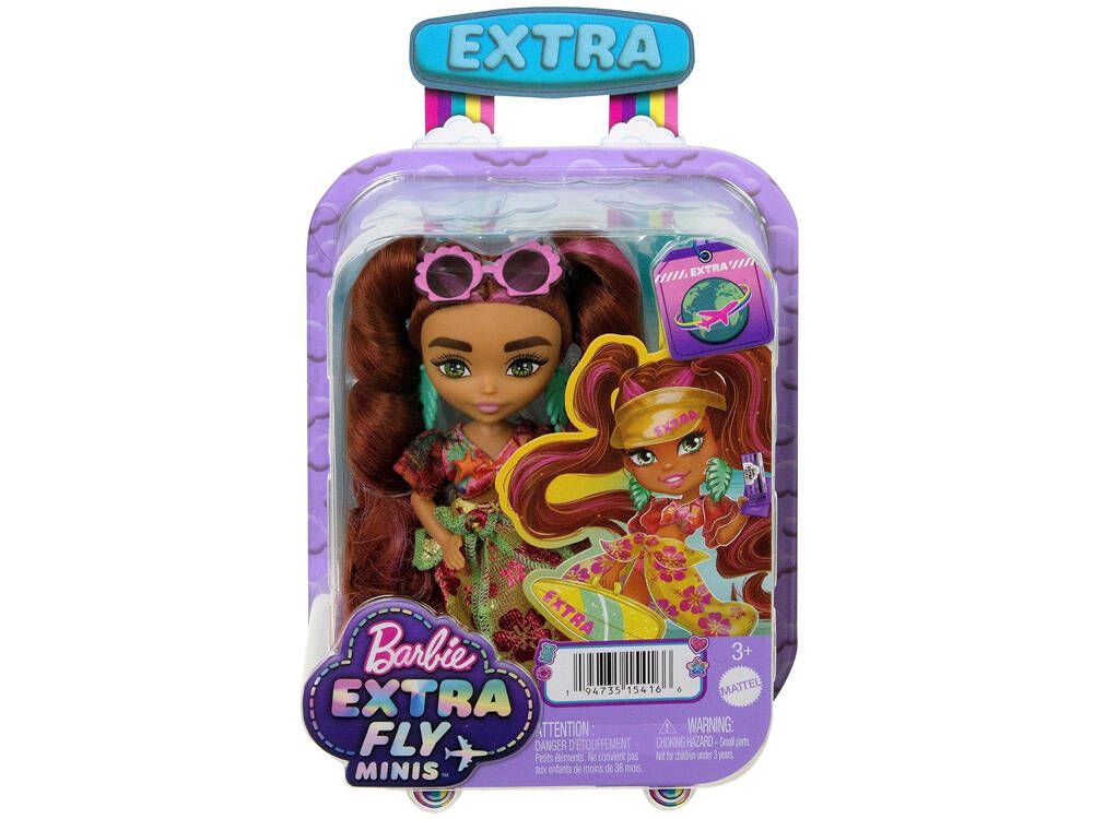 Lalka Barbie Extra Fly Minis W Plażowej Słonecznej Stylizacji Za5108