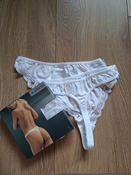 Stringi damskie Atlantic, rozmiar S, 2PACK