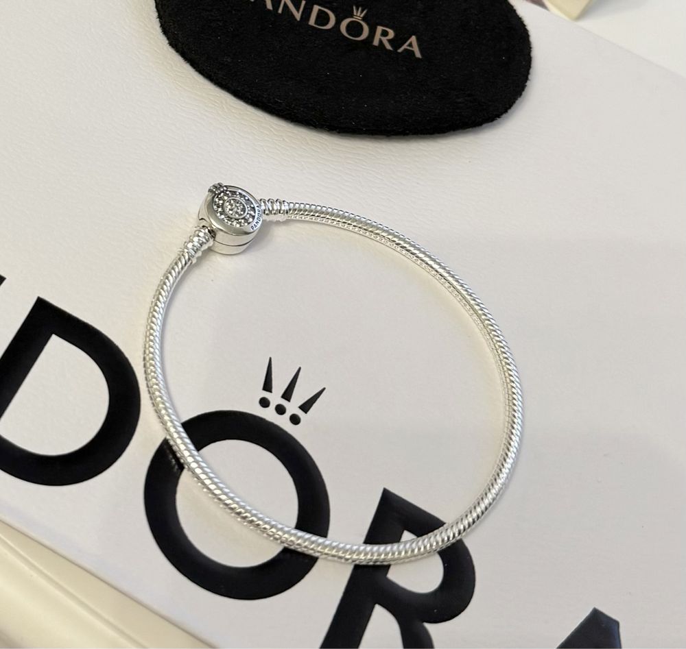 Серебряный браслет Pandora s925 ale корона Сяюча корона O