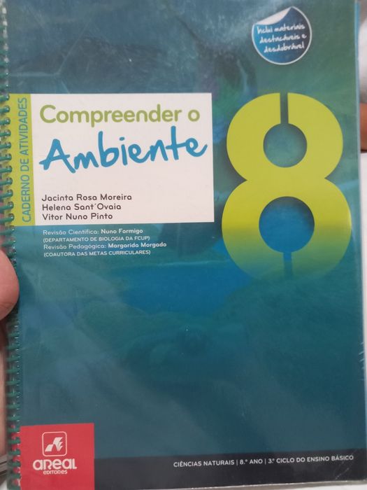 Caderno de atividades ciências naturais - 8°ano