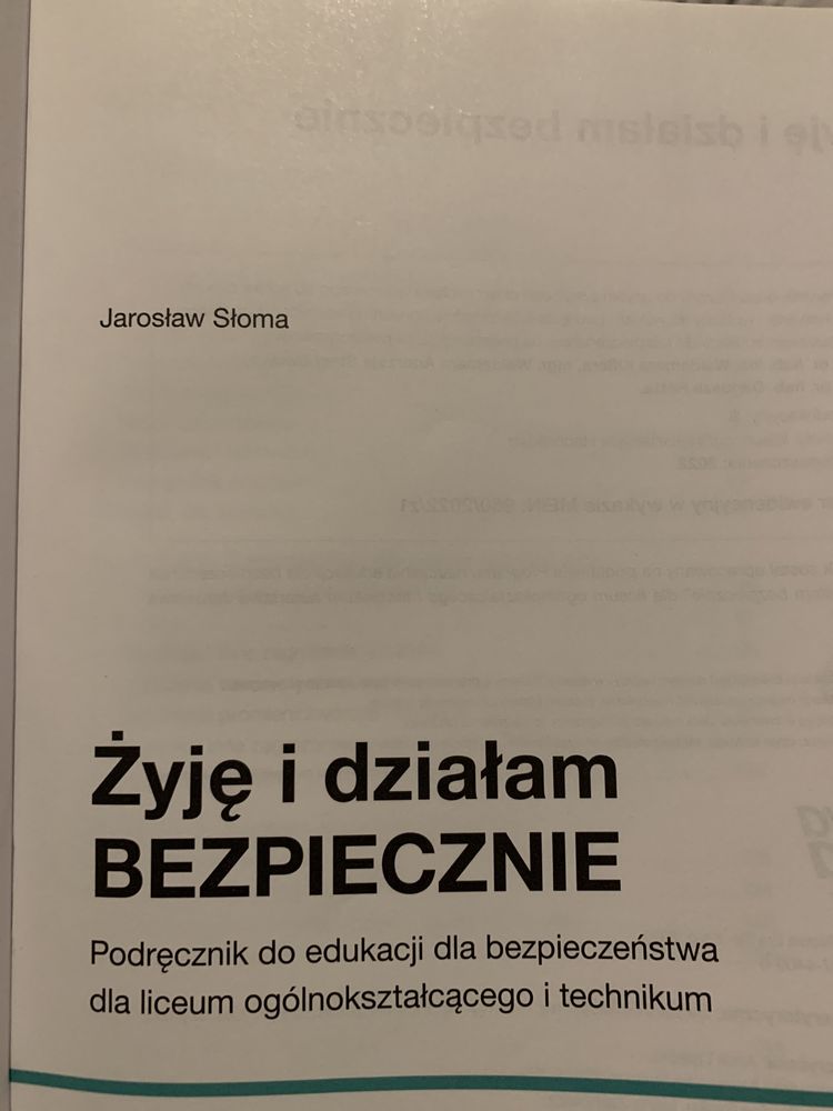 Żyje i działam bezpiecznie- podrecznik