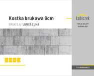 Kostka brukowa BRUK S.A. LUNGA w kolorze LUNA