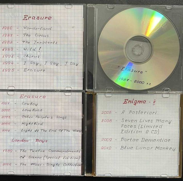 Музика на CD дисках 200+ штук