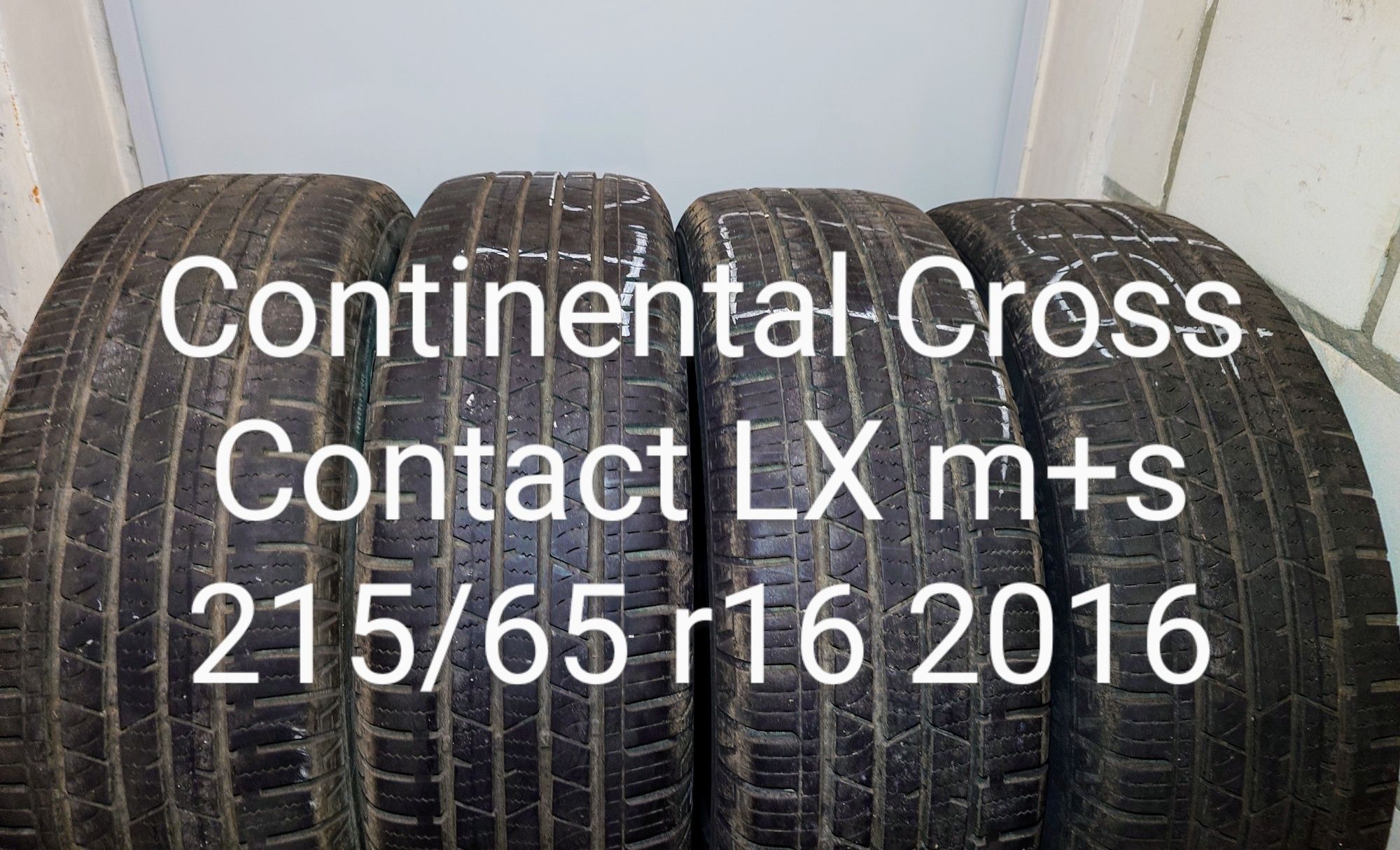 4x Continental cross contact lx m+s 215/65 r16 z 2016
