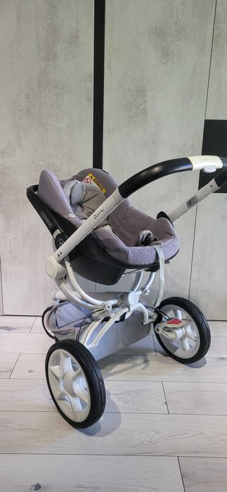 Wózek Quinny Mood 3w1 Gondola + Spacerowka + fotelik Maxi-Cosi Pebble