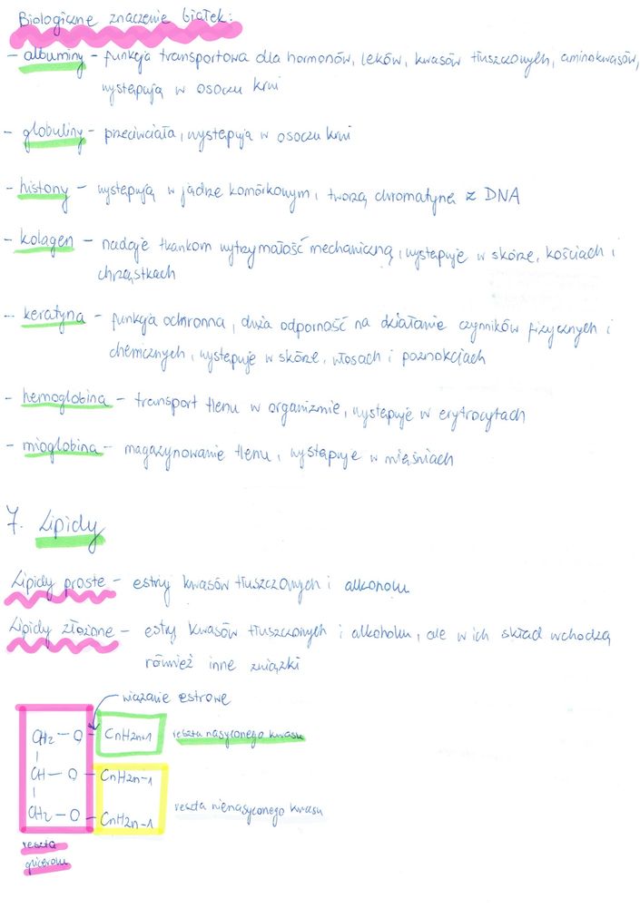 notatki do matury biologia