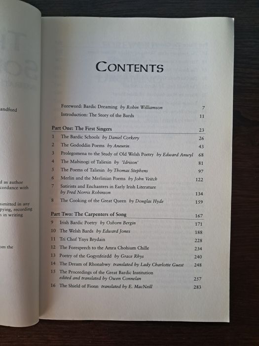 The Bardic Source Book - Edited and Selected by John Matthews