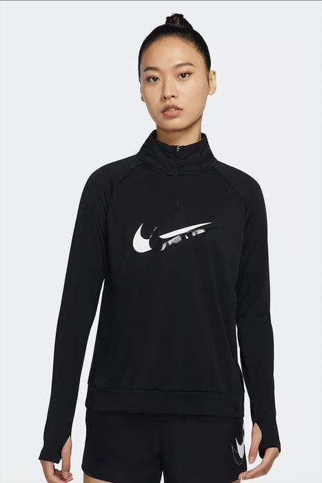 НОВА Жіноча Чорна Спортивна Кофта Найк Nike Running Fit, XS, Оригінал