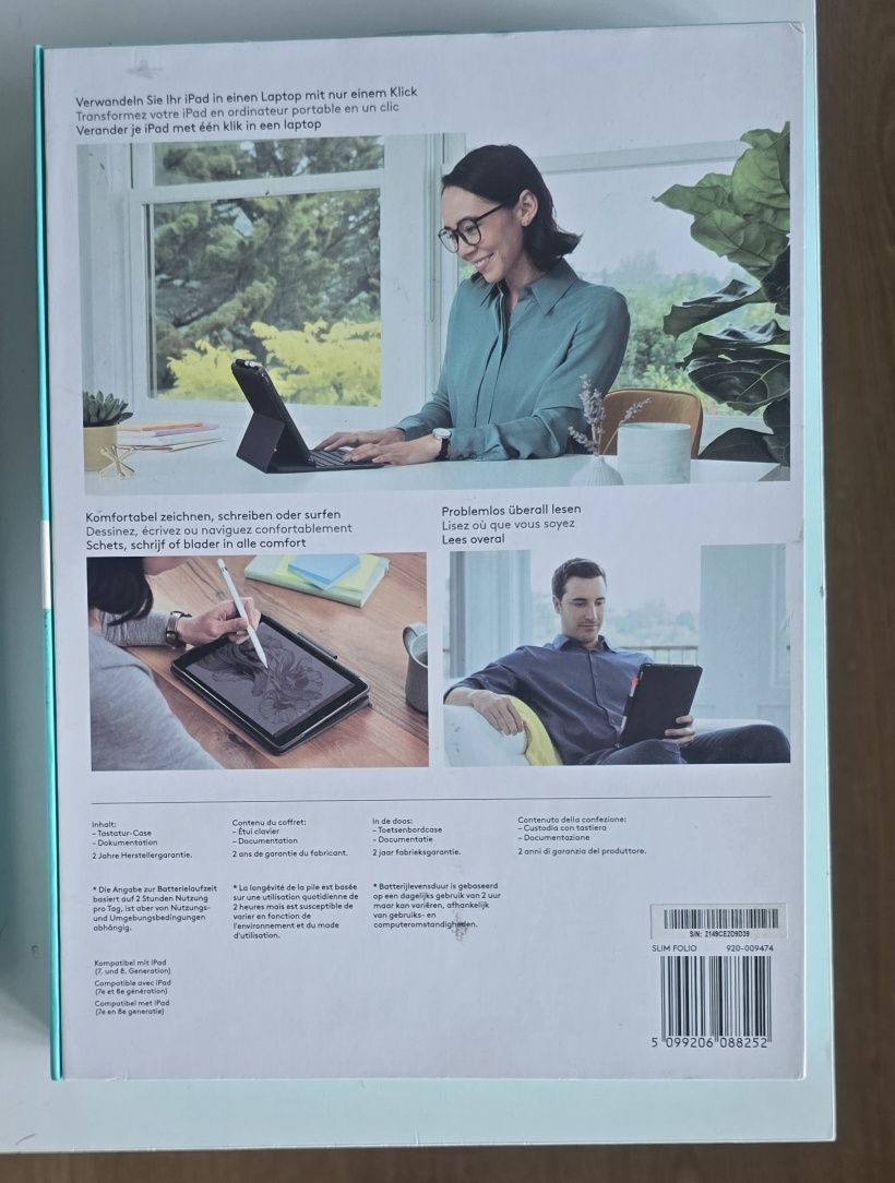 Klawiaturka Logitech SLIM FOLIO (iPad 7,8,9gen))