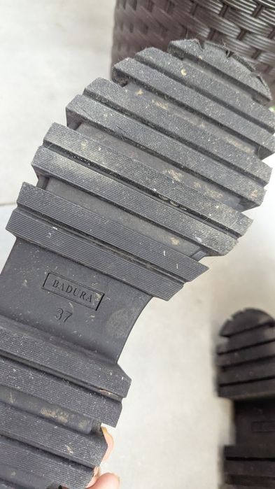 Badura czarne skórzane mokasyny skóra naturalna 37