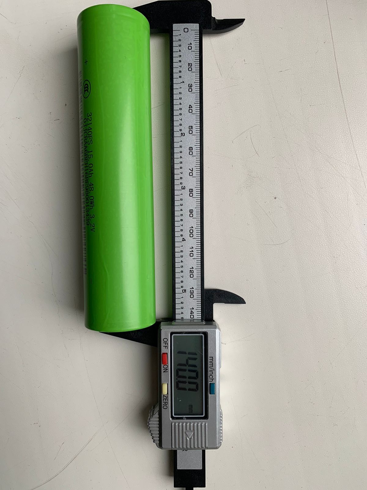 Аккумулятор CBAK 32140FS 15000mAh 15A Lifepo4 3.2 вольт классА 2024год