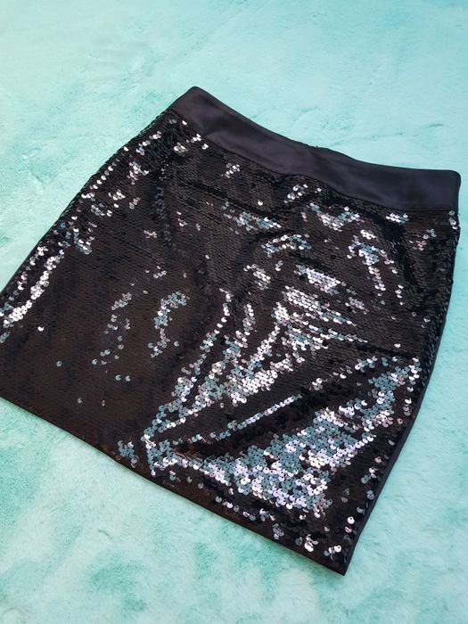 Czarna spódnica z cekinami marki ORSAY rozm. 38