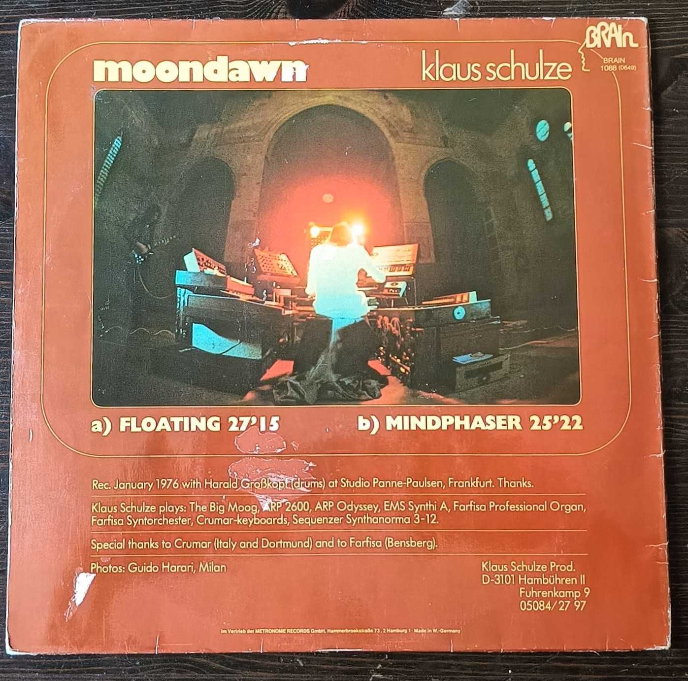 Klaus Schulze - Moondawn. Płyta winylowa. Brain