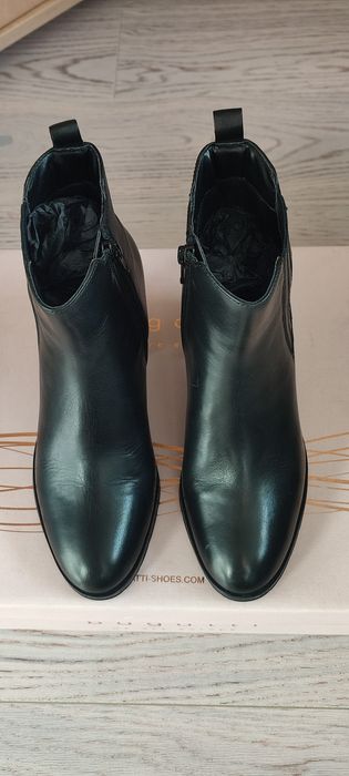 Botki skórzane Bugatti