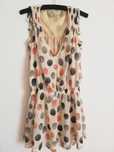 Zara sukienka letnia beżowa w grochy S 36 M 38 do 170