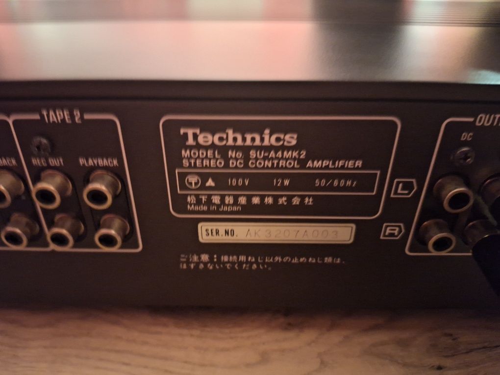 Technics SU-A4mk2 przedwzmacniacz