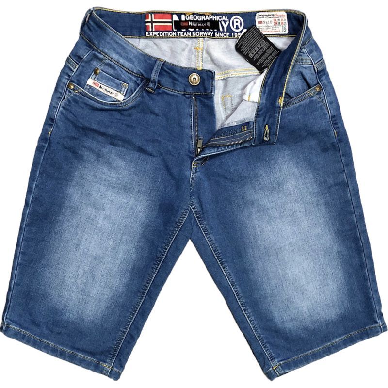 Geographical Norway Spodenki Jeansowe Męskie