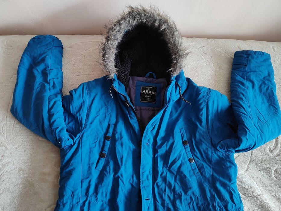 Kurtka Męska Zimowa Parka Peacocks Menswear L