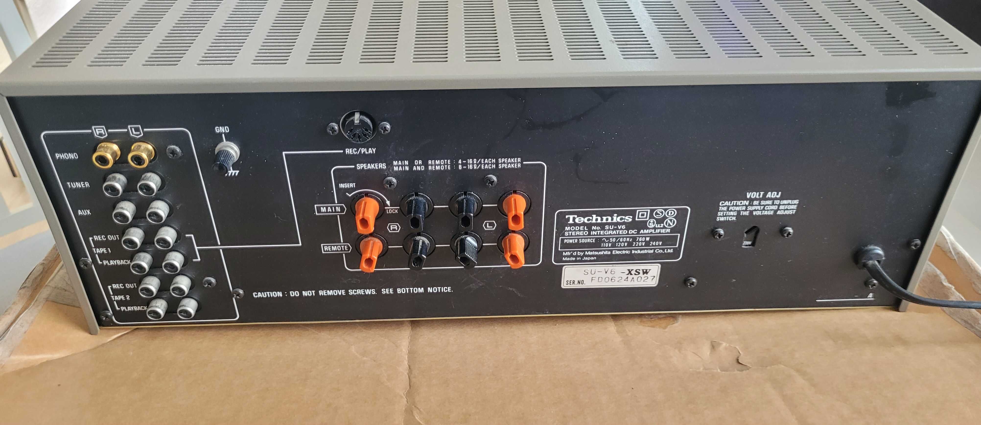 Wzmacniacz stereofoniczny Technics SU-V6