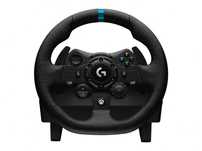 Volante + Pedais LOGITECH G923 (Multiplataforma - Preto)