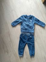 Komplet bluza rozpinana + jeansy Rebel r.80