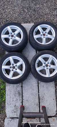 Felgi alu 5x112 Vw Audi Skoda z oponami 205/55 R16, 4szt