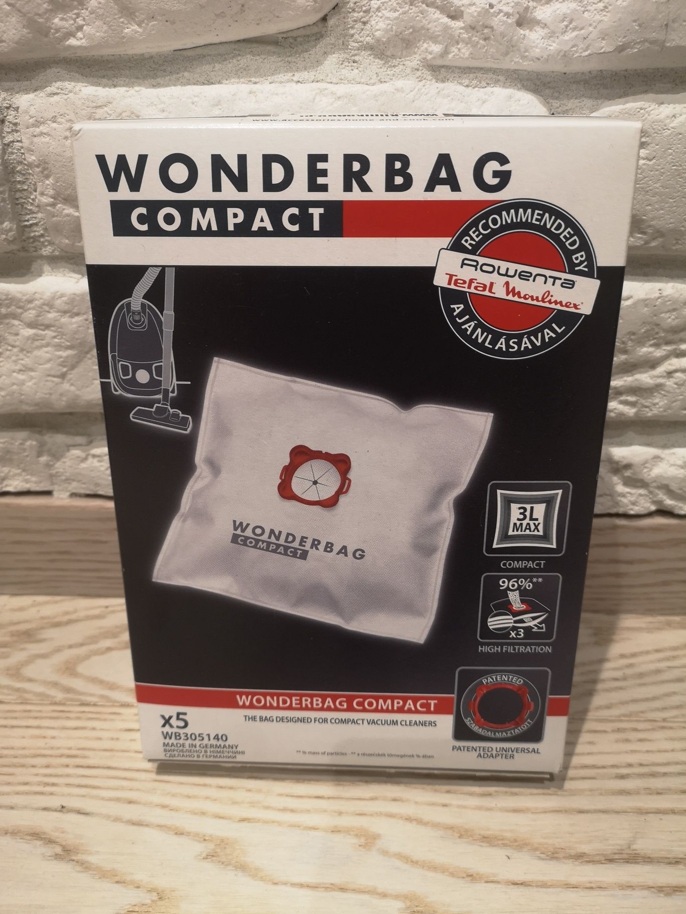 Worki do odkurzacza Wonderbag Compact