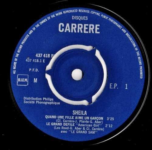 Sheila (5) ‎– Quand Une Fille Aime Un Garçon