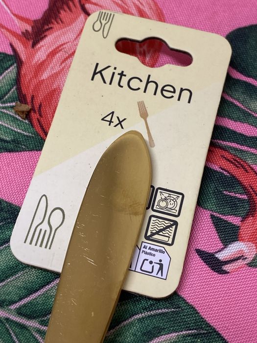 4 garfos dourados aço inox edição limitada