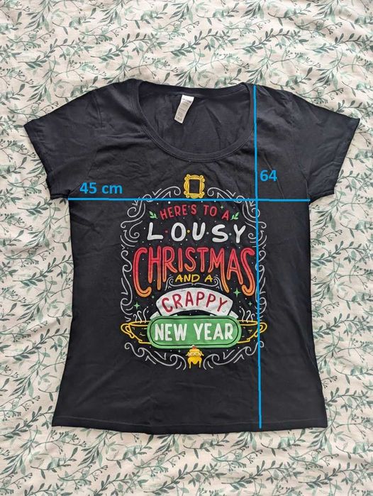NOWY t-shirt Othertees Friends świąteczny