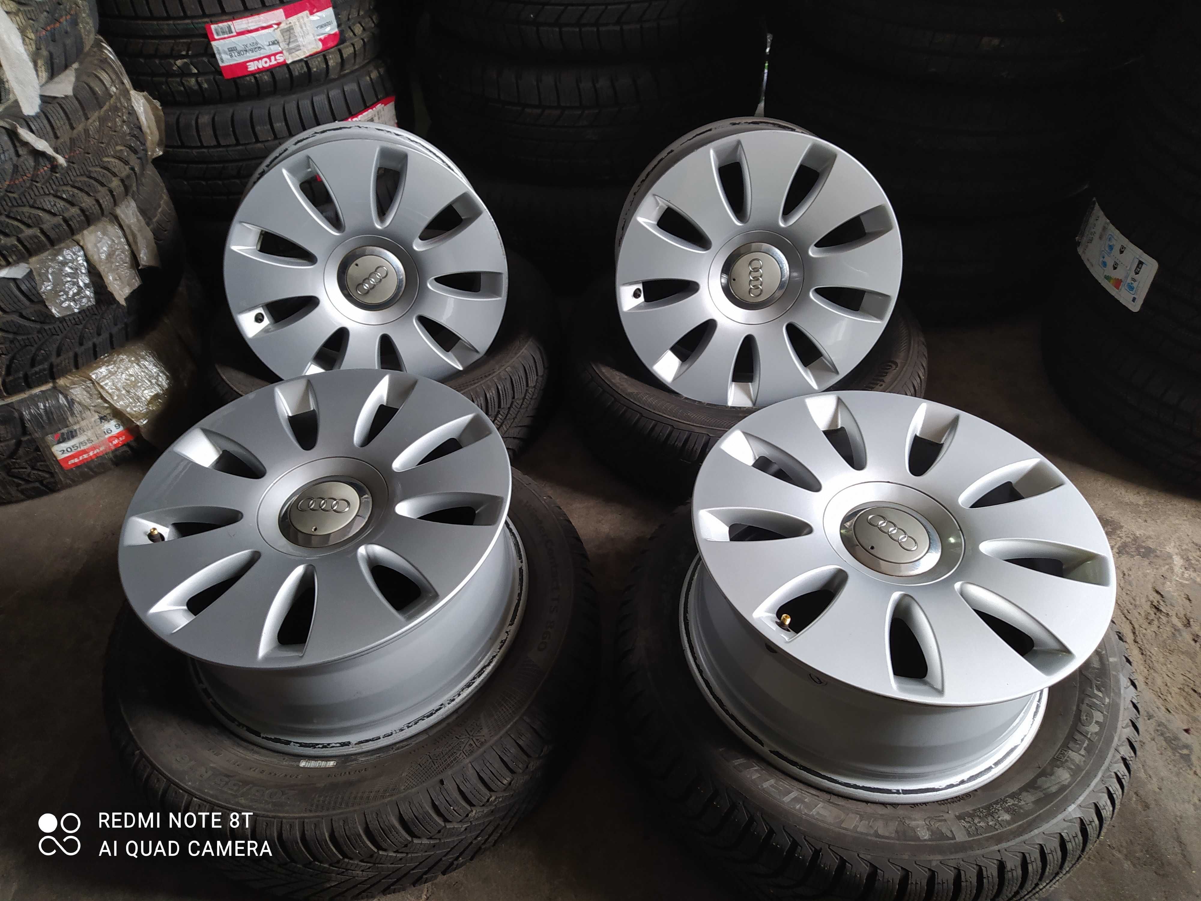 AUDI 8U0 ORG. Alufelgi 7J / 16" / 5x112 / ET35 / Komplet 4 szt