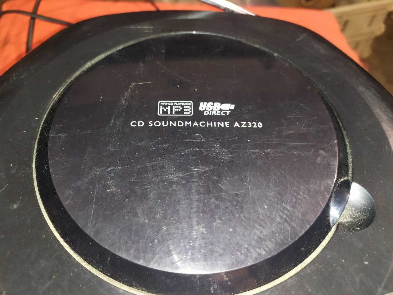 Продам магнитолу Philips AZ320, полностью рабочая (Радио, CD, USB)