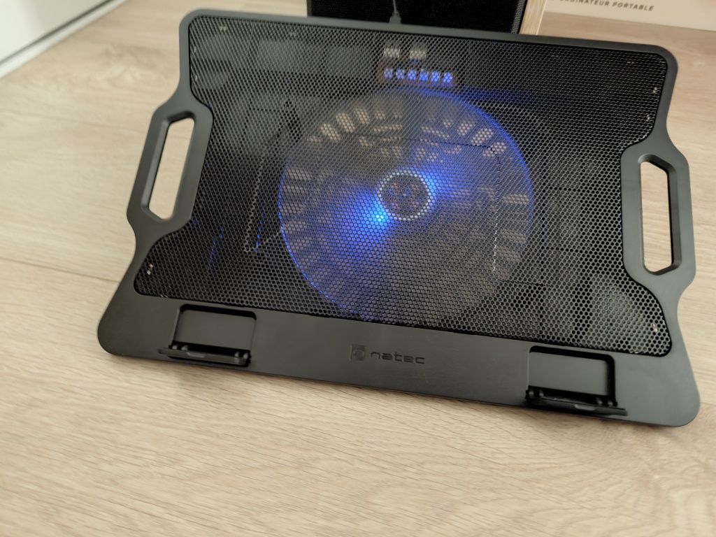 Gamingowa podstawka pod laptop Natec Dipper 2 | LED | USB | cicha