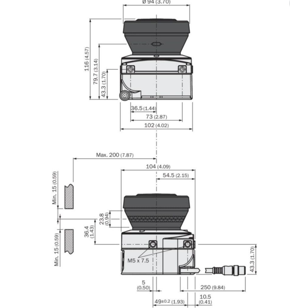 Czujnik Sick S32B-3011BA Laserowy skaner bezpieczeństwa