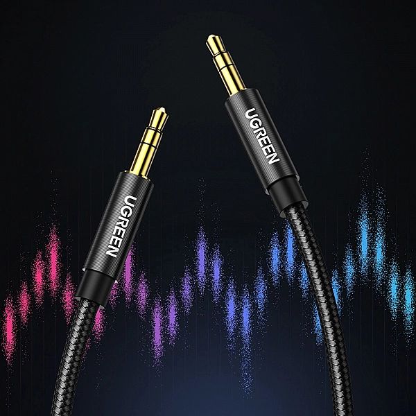 Ugreen kabel audio AUX wtyczka prosta minijack 3,5 mm 3m niebieski (AV