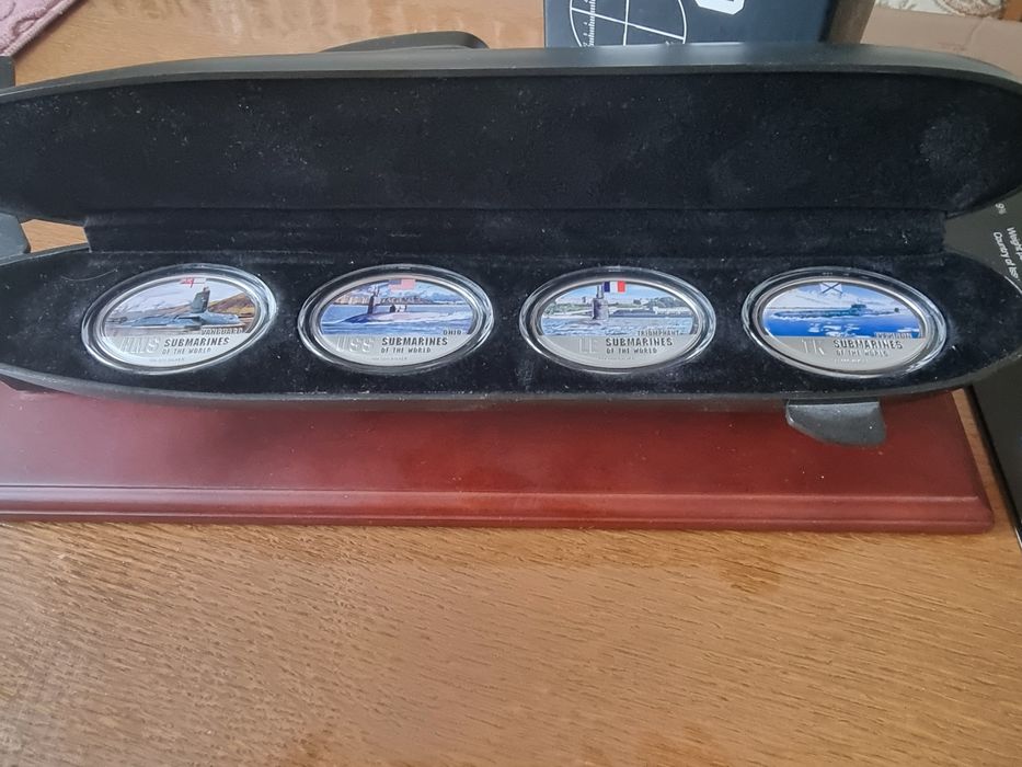 Серебряные монеты подводные лодки мира