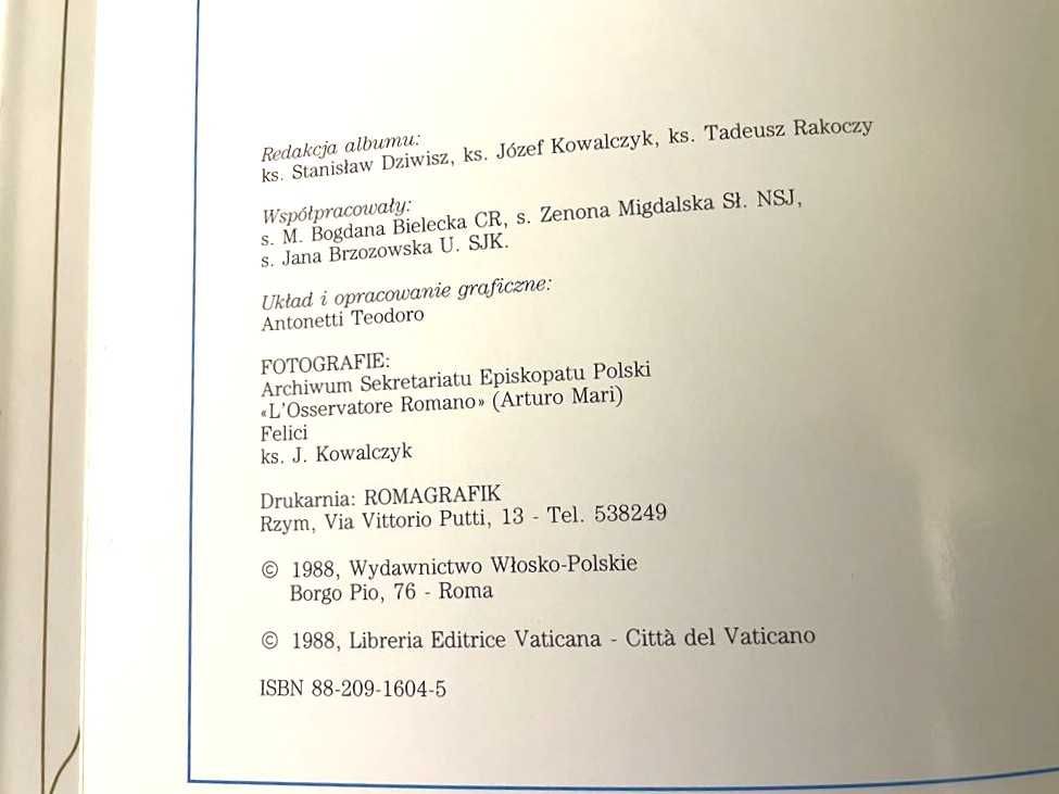 Album Ojciec Święty Jan Paweł II w swojej Ojczyźnie
