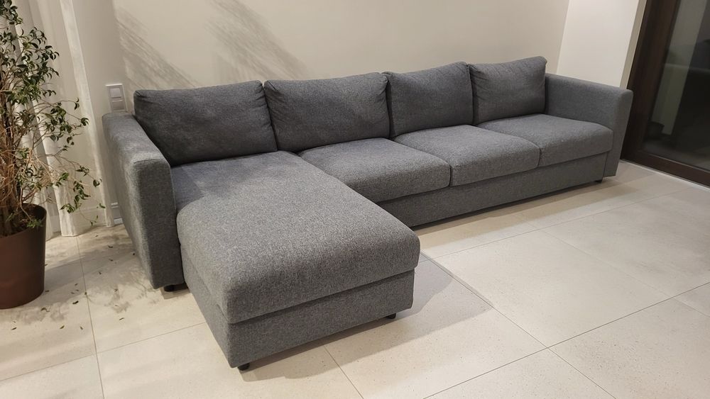 Sofa z szezlągiem IKEA