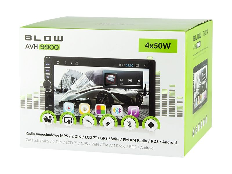 Okazja nowe Radio BLOW AVH-9900 2DIN 7" GPS Android