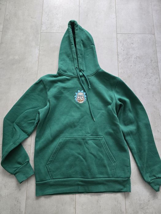 Bluza męska młodzieżowa S rick and Morthy zielona cropp