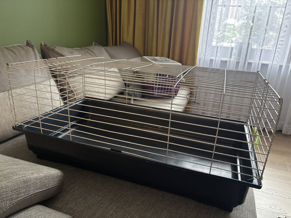 Klatka na świnki morskiej, krolika lub innego malego zwierzaka.