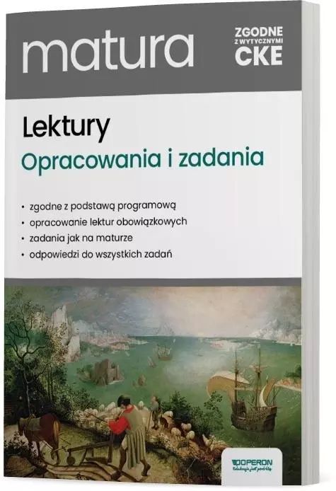 Lektury na egzaminie maturalnym. Opracowania. Operon. Nowy Produkt