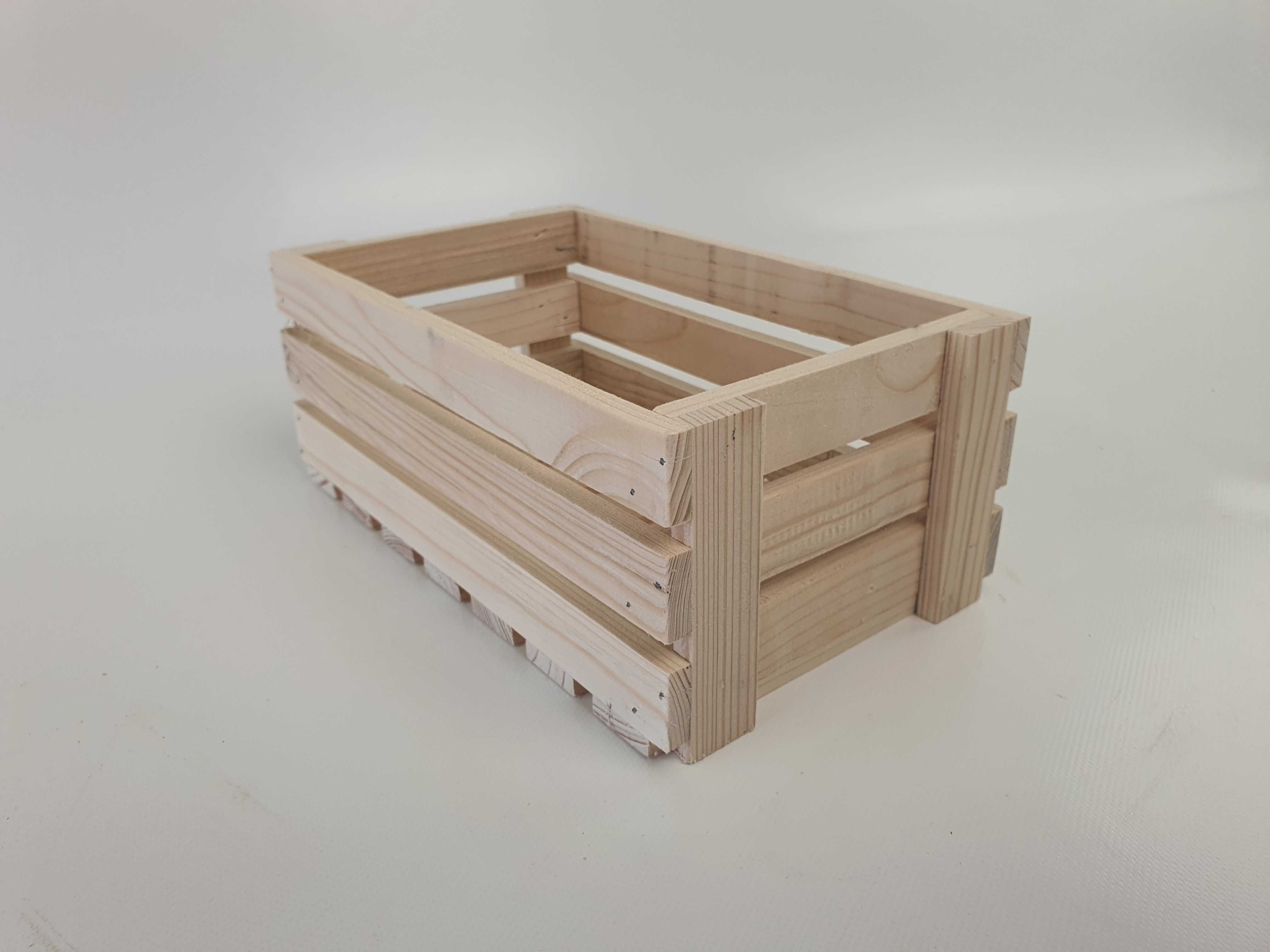 Skrzynka drewniana PREMIUM półka dekoracyjna 25x15x10 rozmiar S