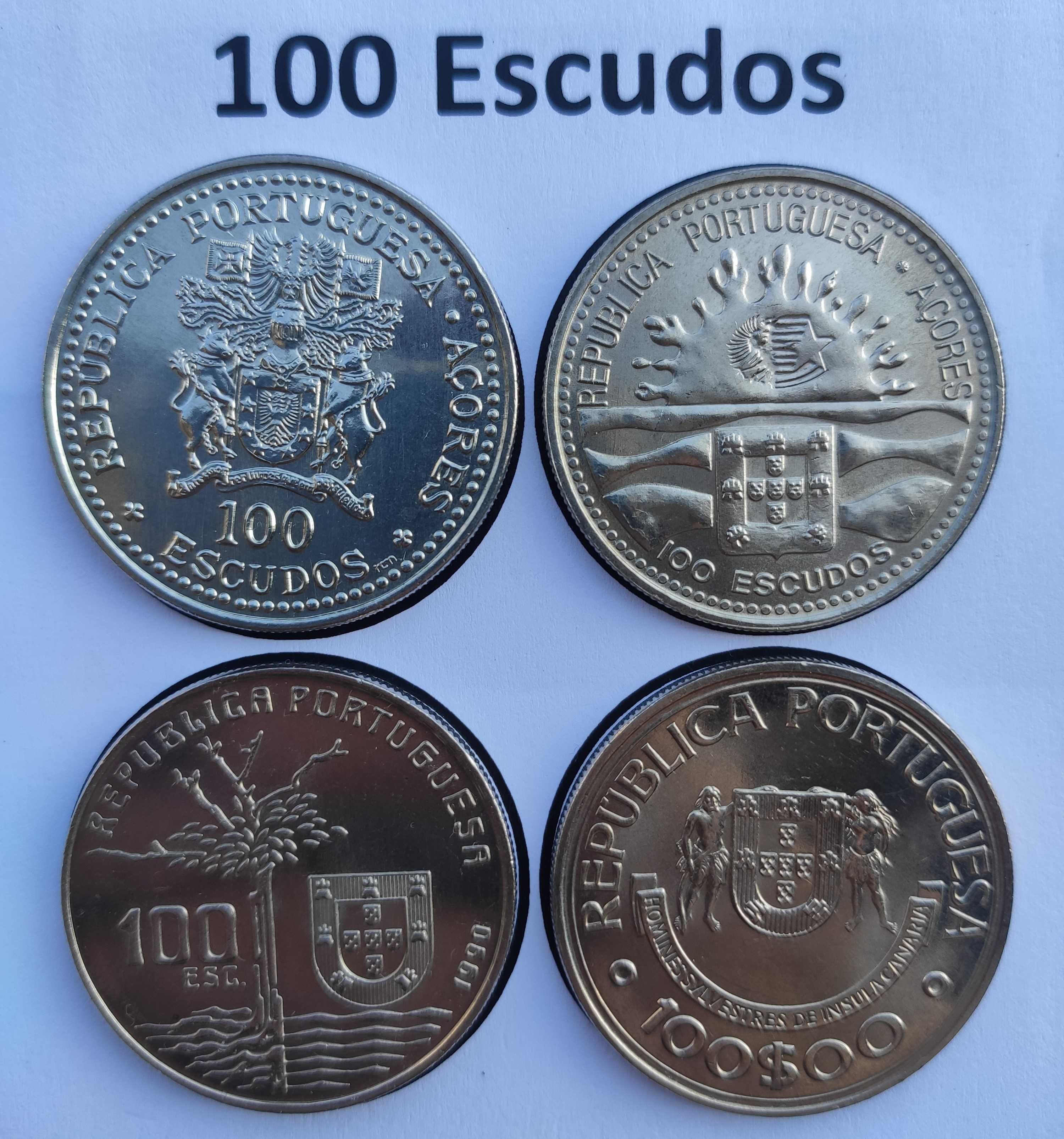 4 moedas de 100 Escudos – Várias (nº7)