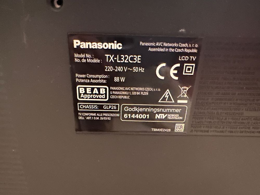 Tv Panasonic VIERA TX-L32C3E